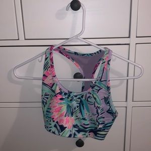 Women’s XS Lilly Pulitzer Sports Bra worn 2x goes with match leggings